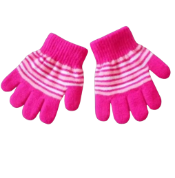 Gants Rayés d'Hiver pour Enfants