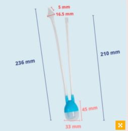 Dispositif d'aspiration nasal manuel